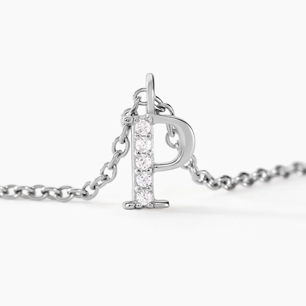 Histoire d'Or Collier Neruda Argent Blanc Oxyde De Zirconium Online