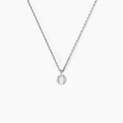 Histoire d'Or Collier Neruda Argent Blanc Oxyde De Zirconium Sale