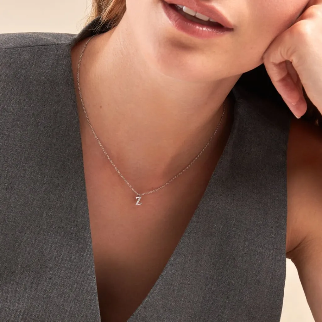 Histoire d'Or Collier Neruda Argent Blanc Oxyde De Zirconium Best