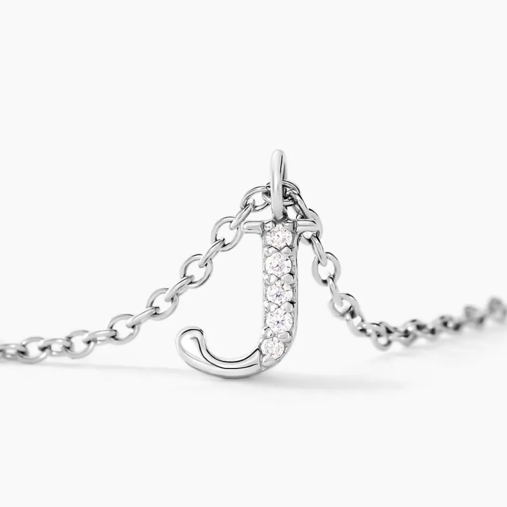 Histoire d'Or Collier Neruda Argent Blanc Oxyde De Zirconium Hot