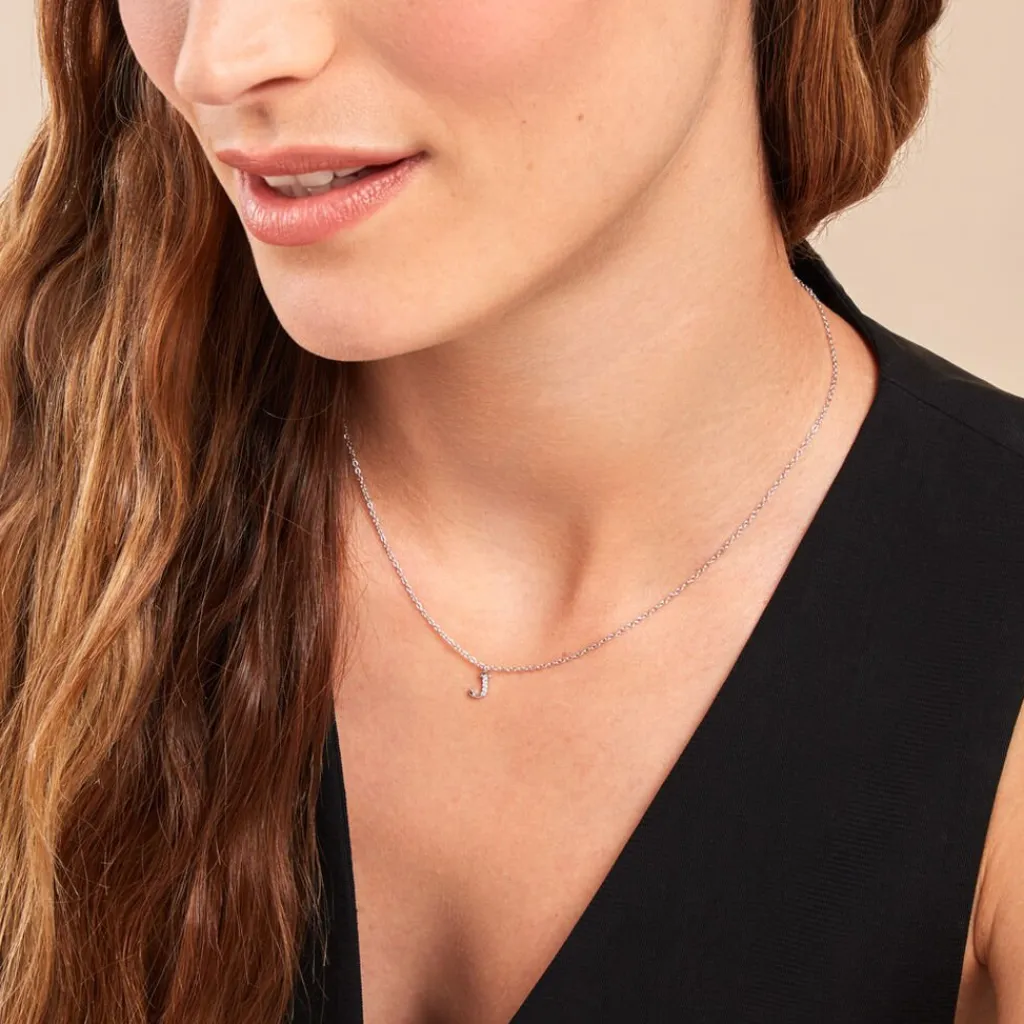 Histoire d'Or Collier Neruda Argent Blanc Oxyde De Zirconium Hot