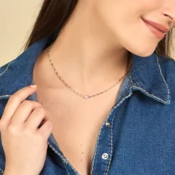 Histoire d'Or Collier Nexus Argent Blanc Oxyde De Zirconium Discount