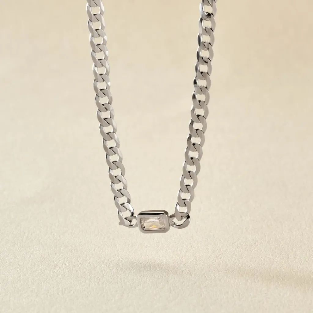 Histoire d'Or Collier Nexus Argent Blanc Oxyde De Zirconium Hot