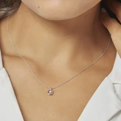 Histoire d'Or Collier Nid D'amour Or Blanc Diamant Clearance