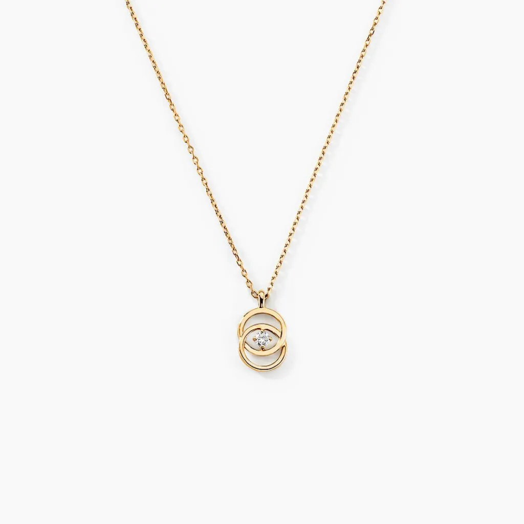 Histoire d'Or Collier Nid D'amour Or Jaune Diamant Outlet