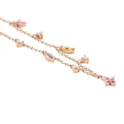 Histoire d'Or Collier Nimbe Argent Rose Oxyde De Zirconium argent rose oxyde raisin Outlet