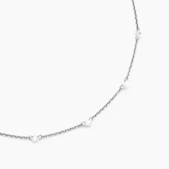 Histoire d'Or Collier Noha Argent Blanc Oxyde De Zirconium Best