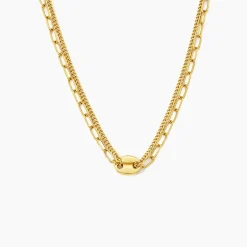 Histoire d'Or Collier Numah Acier Jaune Clearance