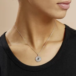 Histoire d'Or Collier Nyoko Argent Blanc Labradorite New