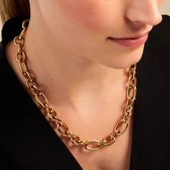 Histoire d'Or Collier Oasia Acier Jaune Clearance