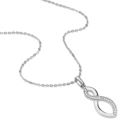 Histoire d'Or Collier Odile Argent Blanc Oxyde De Zirconium Clearance