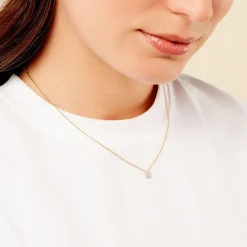 Histoire d'Or Collier Oliviane Argent Jaune Oxyde De Zirconium Sale