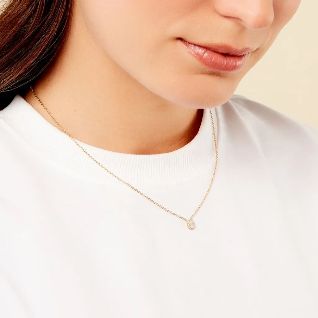 Histoire d'Or Collier Oliviane Argent Jaune Oxyde De Zirconium Sale