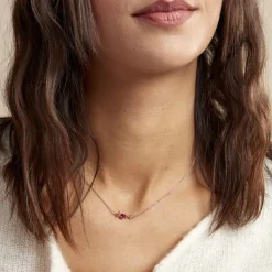 Histoire d'Or Collier Olufe Argent Rose Oxyde De Zirconium Clearance