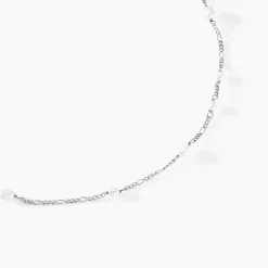 Histoire d'Or Collier Onassis Argent Blanc Perle De Culture Online