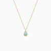 Histoire d'Or Collier Ondée Or Jaune Amazonite Discount