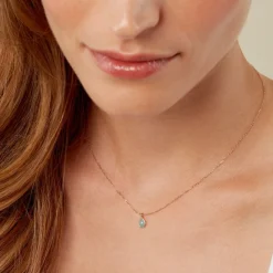 Histoire d'Or Collier Ondée Or Jaune Amazonite Discount