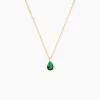 Histoire d'Or Collier Ondée Or Jaune Malachite Hot