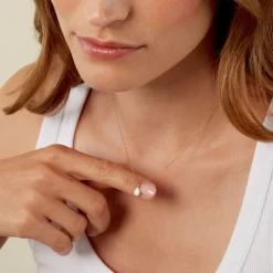 Histoire d'Or Collier Ondée Or Jaune Nacre Sale