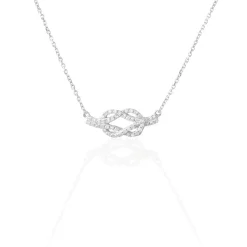Histoire d'Or Collier Ondine Or Blanc Diamant Hot