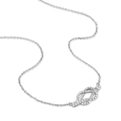 Histoire d'Or Collier Ondine Or Blanc Diamant Hot