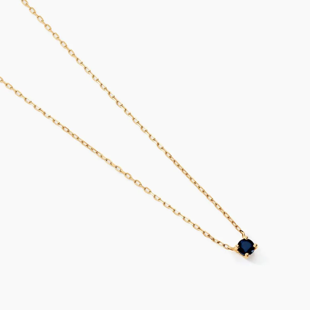 Histoire d'Or Collier Onora or jaune saphir