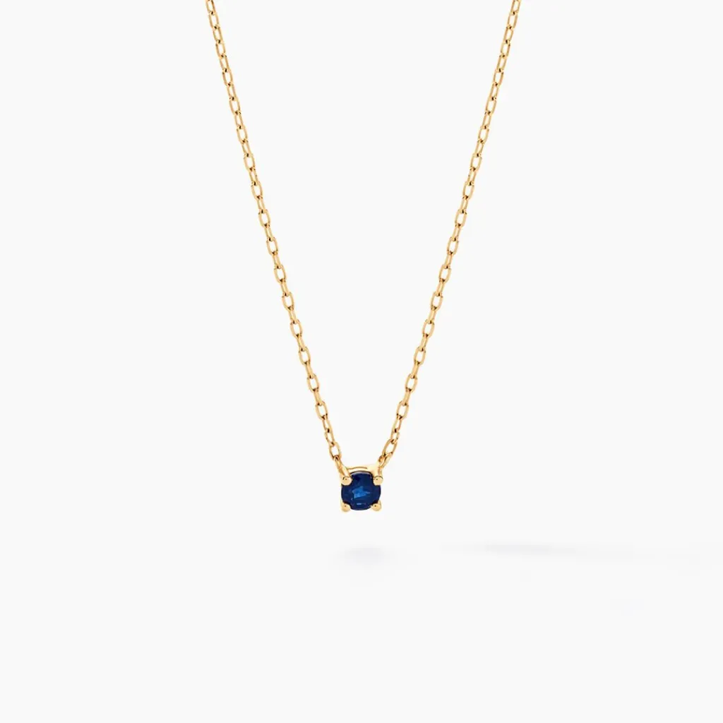 Histoire d'Or Collier Onora or jaune saphir