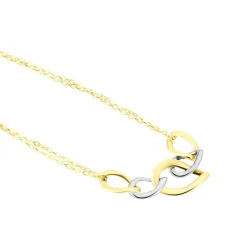 Histoire d'Or Collier Or Bicolore Acanthus Discount