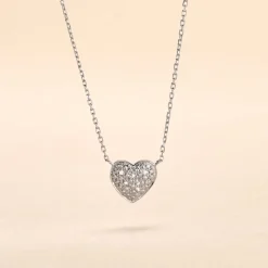 Histoire d'Or Collier Or Blanc Abe Diamants Hot