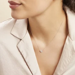 Histoire d'Or Collier Or Blanc Abe Diamants Hot