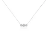 Histoire d'Or Collier Or Blanc Abital Diamants Hot