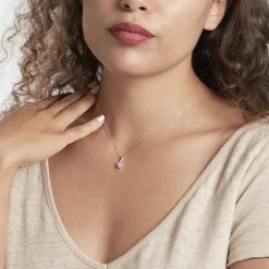 Histoire d'Or Collier Or Blanc Akli Oxyde De Zirconium Online