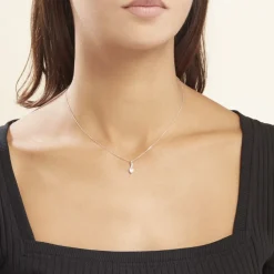 Histoire d'Or Collier Or Blanc Alethea Diamants Synthétiques Best