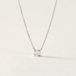 Histoire d'Or Collier Or Blanc Aphrodite Diamant or blanc diamant Online