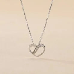 Histoire d'Or Collier Or Blanc Juliane Diamants or blanc diamant Best