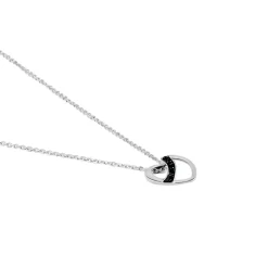 Histoire d'Or Collier Or Blanc Julianoir Diamants or blanc diamant noir Discount