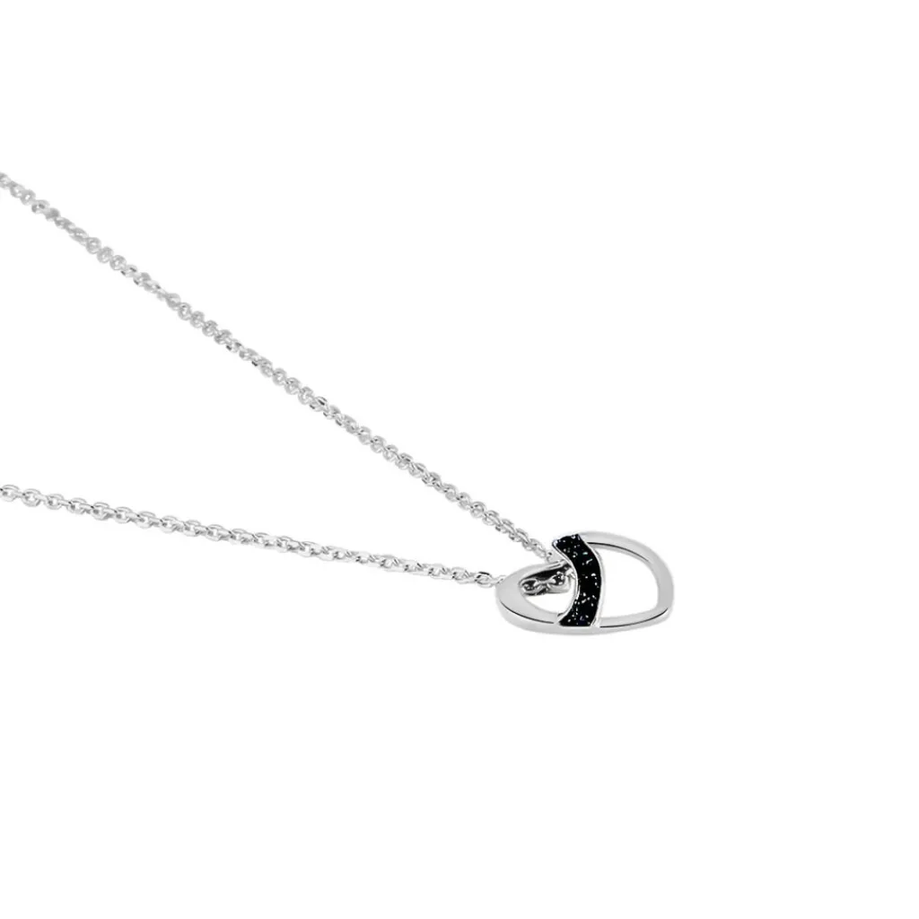 Histoire d'Or Collier Or Blanc Julianoir Diamants or blanc diamant noir Discount