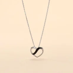 Histoire d'Or Collier Or Blanc Julianoir Diamants or blanc diamant noir Discount