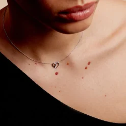 Histoire d'Or Collier Or Blanc Julianoir Diamants or blanc diamant noir Discount