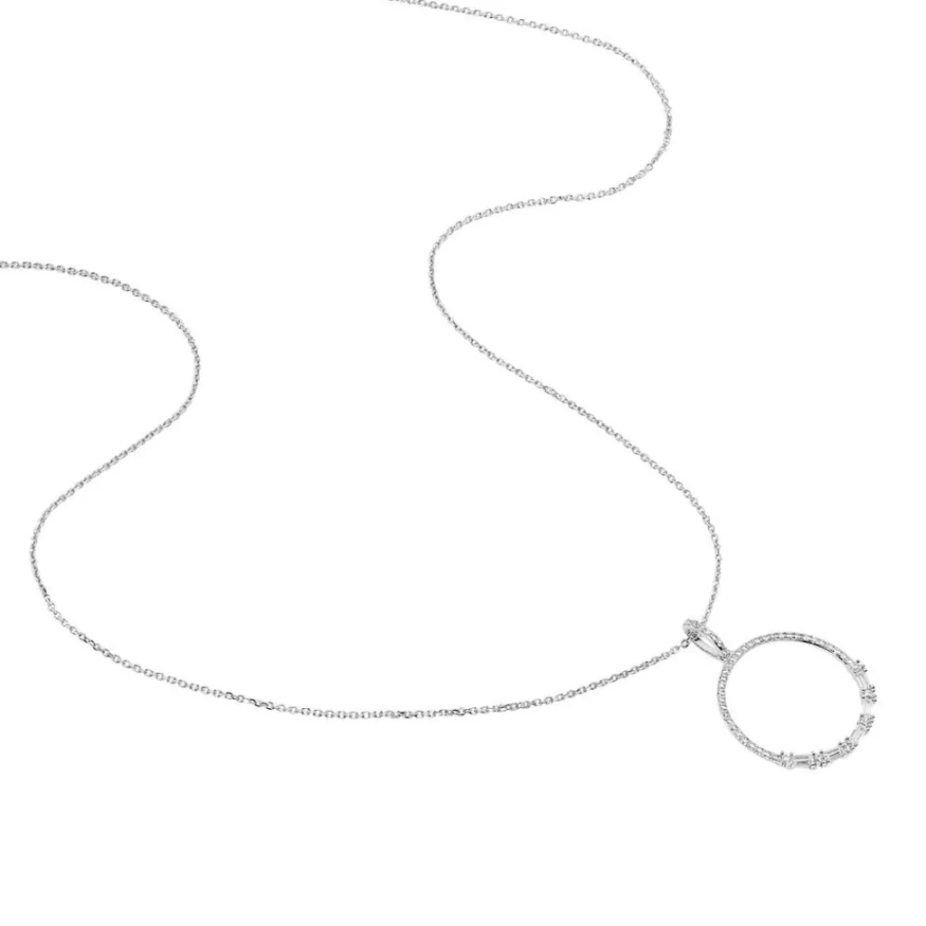 Histoire d'Or Collier Or Blanc Oxyde De Zirconium Discount