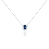 Histoire d'Or Collier Or Blanc Quintilla Topaze London Blue Et Oxydes Sale