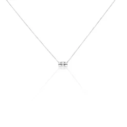 Histoire d'Or Collier Or Blanc Sabine Diamants Discount