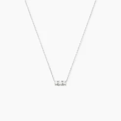 Histoire d'Or Collier Or Blanc Sabine Diamants