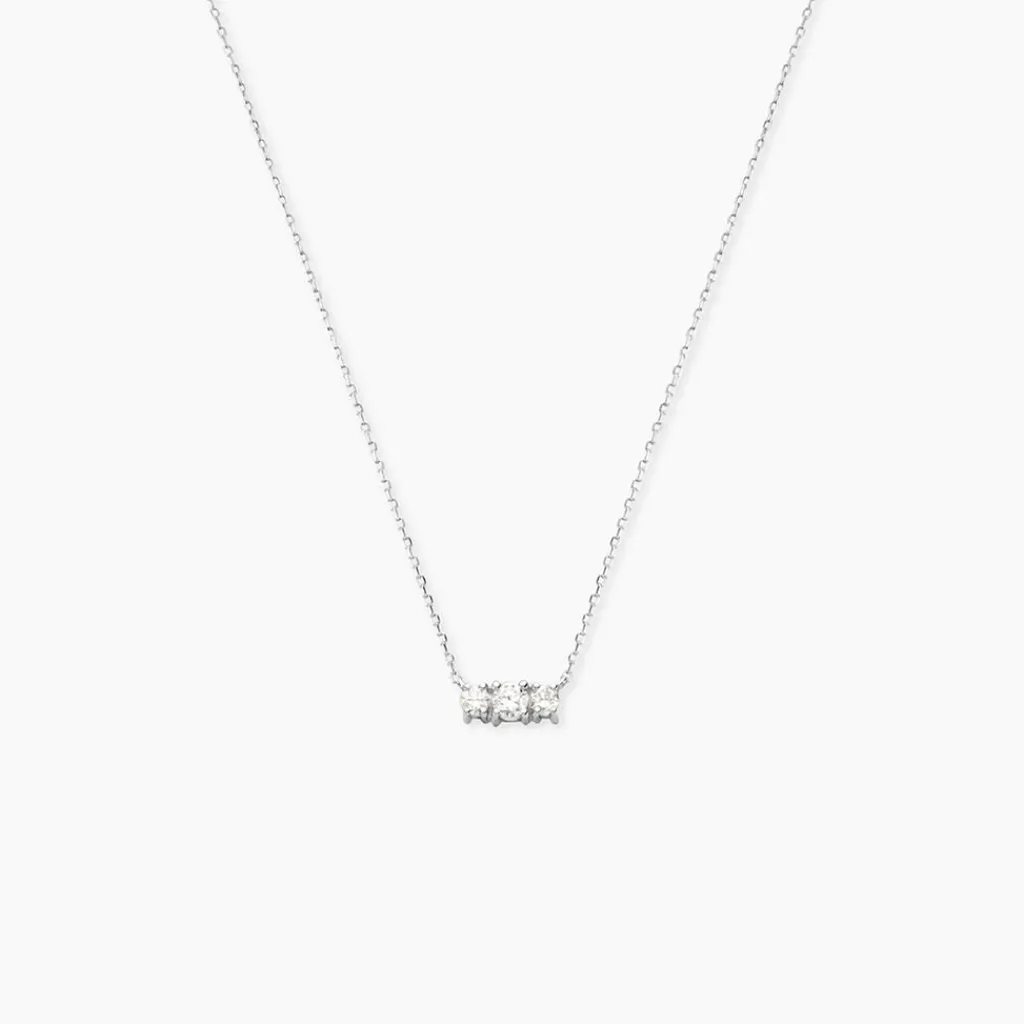 Histoire d'Or Collier Or Blanc Sabine Diamants