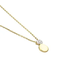 Histoire d'Or Collier Or Jaune Abihu Diamants Online