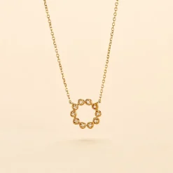 Histoire d'Or Collier Or Jaune Adrienn Diamants Hot