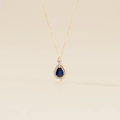 Histoire d'Or Collier Or Jaune Angelika Saphir or jaune saphir Discount