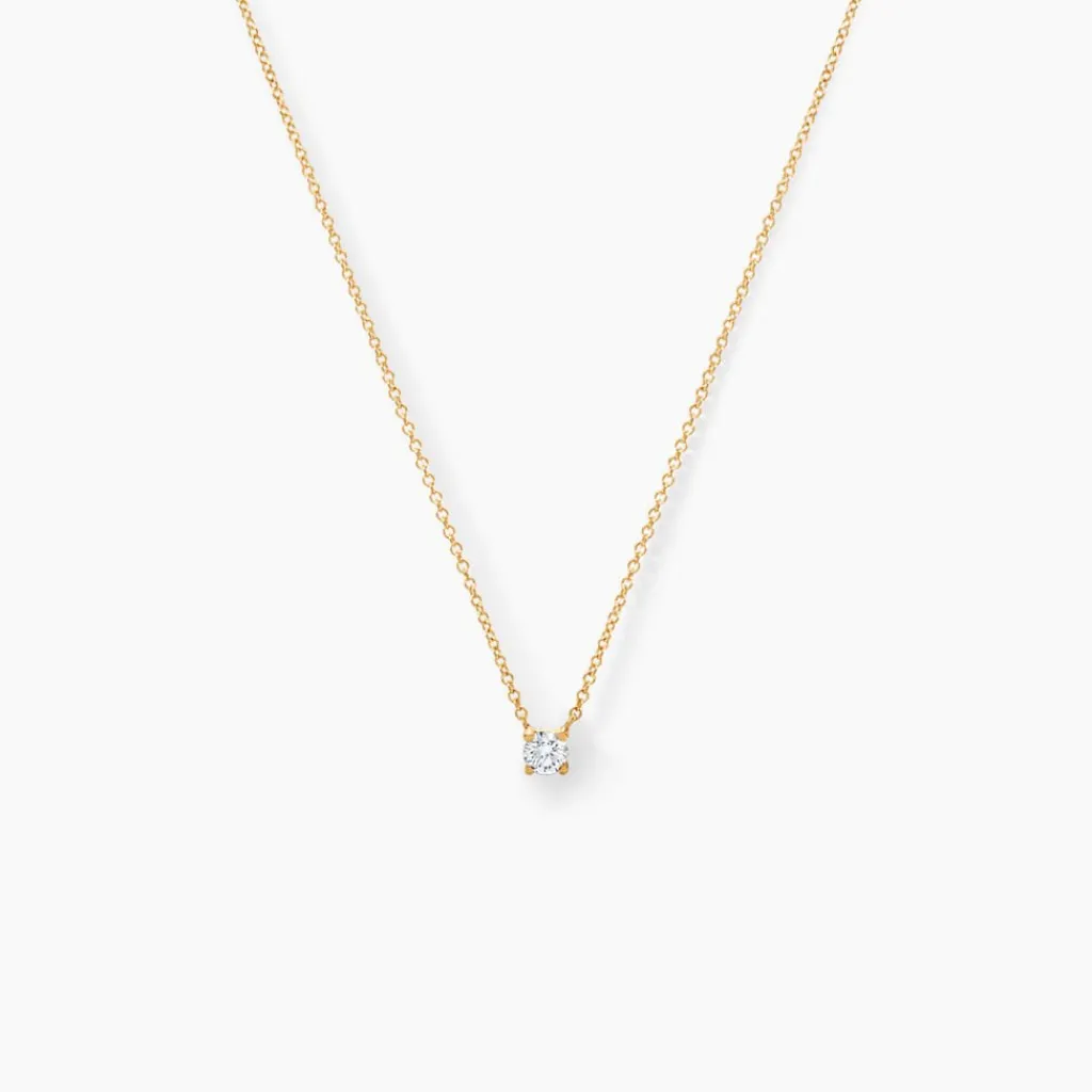 Histoire d'Or Collier Or Jaune Aphrodite Et Diamant or jaune diamant