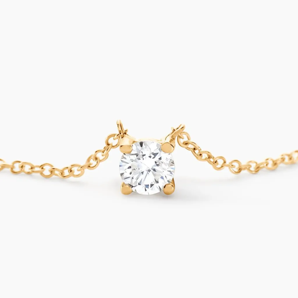 Histoire d'Or Collier Or Jaune Aphrodite Et Diamant or jaune diamant