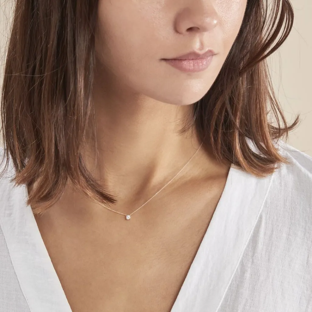 Histoire d'Or Collier Or Jaune Aphrodite Et Diamant or jaune diamant